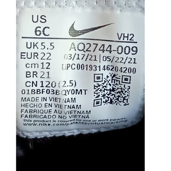 Nike Air black toddler size 6 - Picture 9 of 10